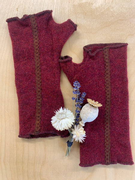 Wool Fingerless Mittens