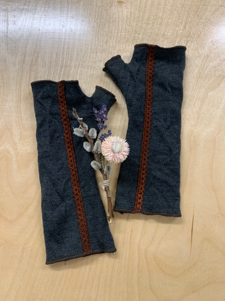 Wool Fingerless Mittens