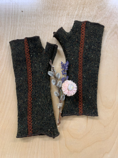 Wool Fingerless Mittens