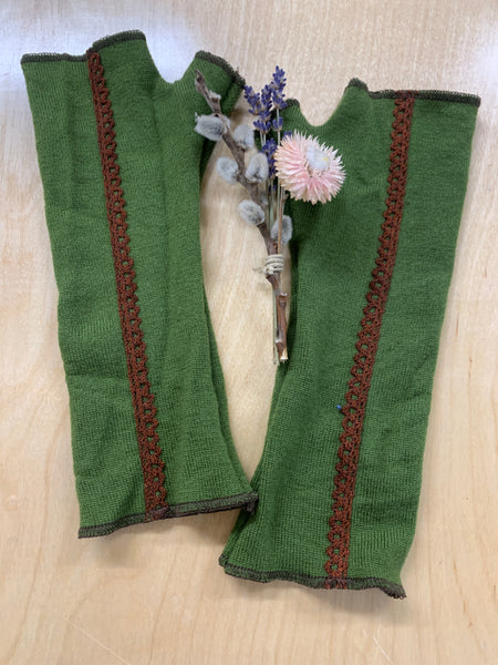 Wool Fingerless Mittens