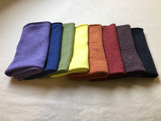 Reusable Handkerchiefs Hand Dyed